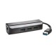 Kensington Adaptador UA3000E USB 3.0 Ethernet y hub de 3 puertos